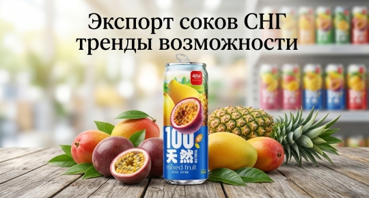 Экспорт натуральных соковых напитков: тренды и возможности для стран СНГ