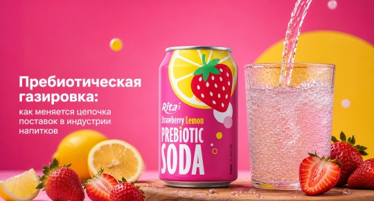Пребиотическая газировка: как меняется цепочка поставок в индустрии напитков
