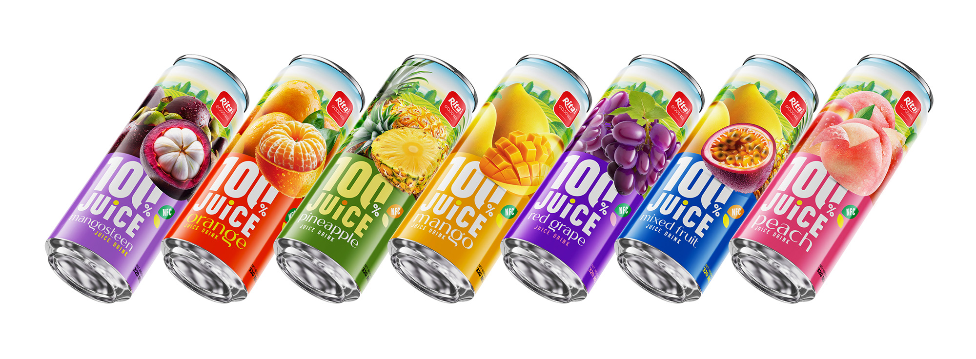 Design 100 Juice 320ml sleek can 01