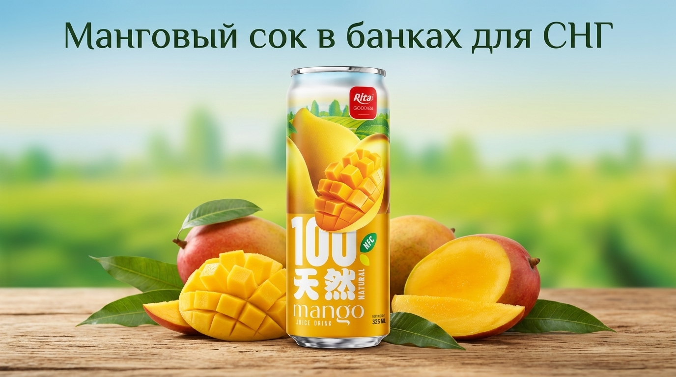 Манговый сок в банках 325 мл — возможности для рынка СНГ