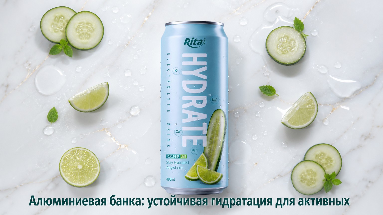 Алюминиевая банка: устойчивая гидратация для активных