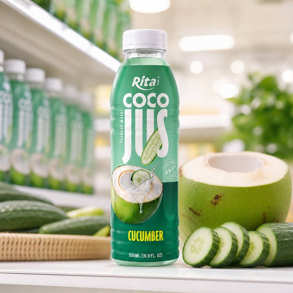 COCO JUS кокосовая вода с огуречным соком 500 мл от RITA - Image 1
