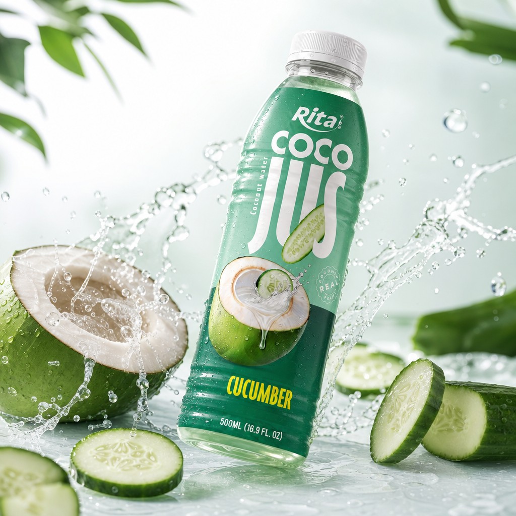 COCO JUS кокосовая вода с огуречным соком 500 мл от RITA - Image 2
