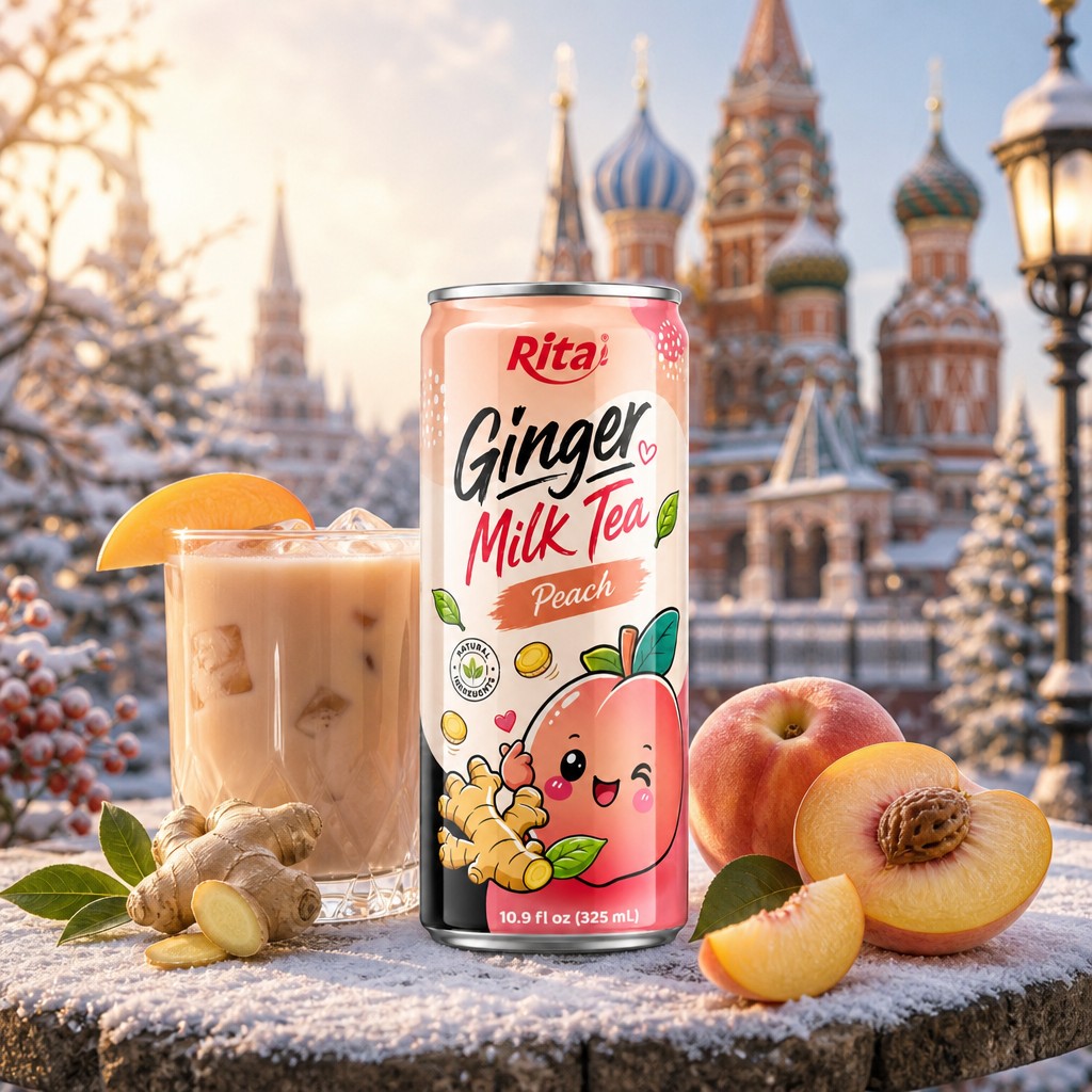 Имбирный молочный чай со вкусом персика от RITA — новый тренд на рынке СНГ - Image 1