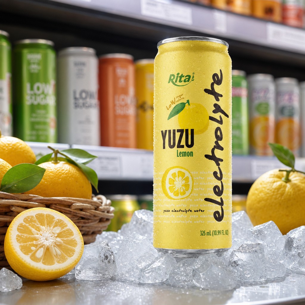 Электролитный напиток Yuzu Lemon 325 мл — вкус юдзу без сахара - Image 1