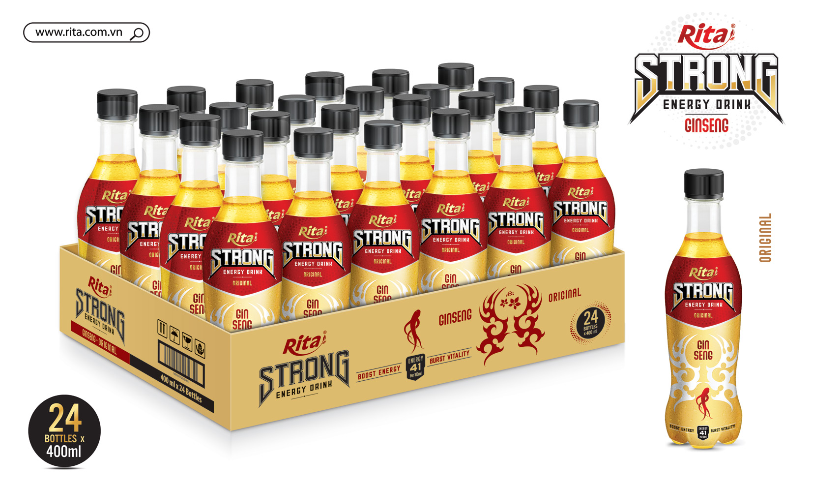 3D Tray STRONG Original 400ml can English