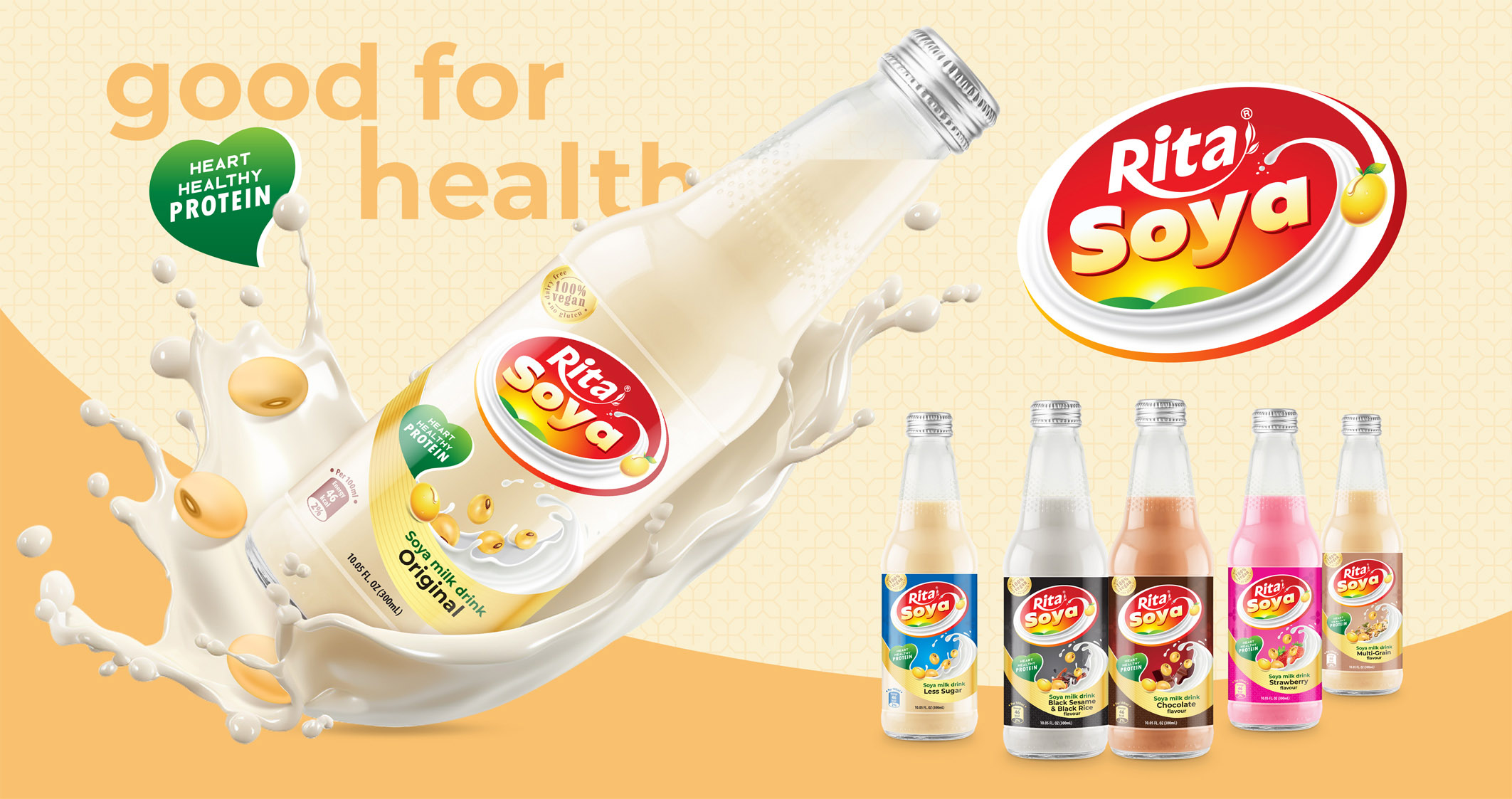 содержит ли соевое молоко белок из напитка марки RITA