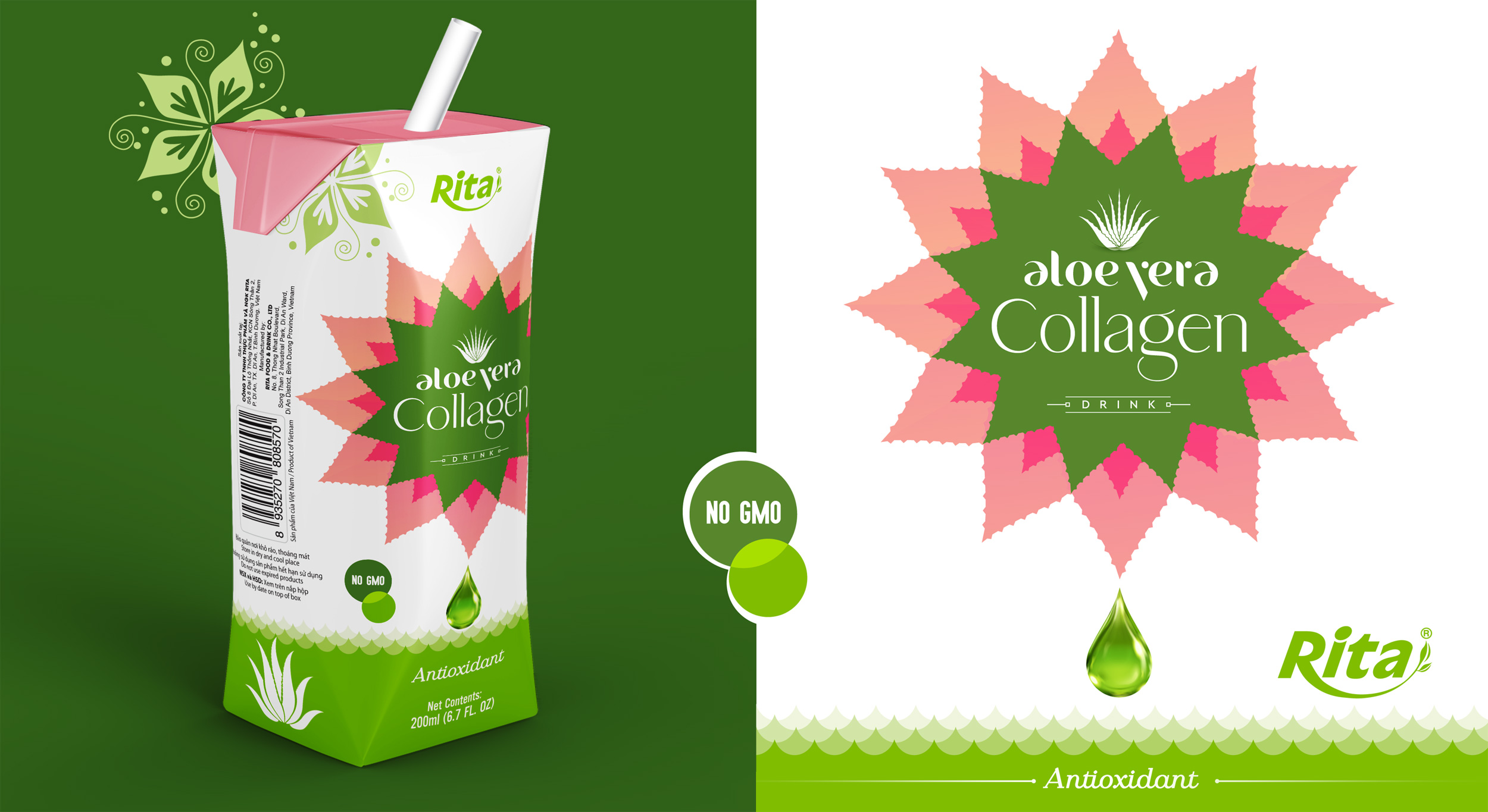 Poster Aloe Collagen 