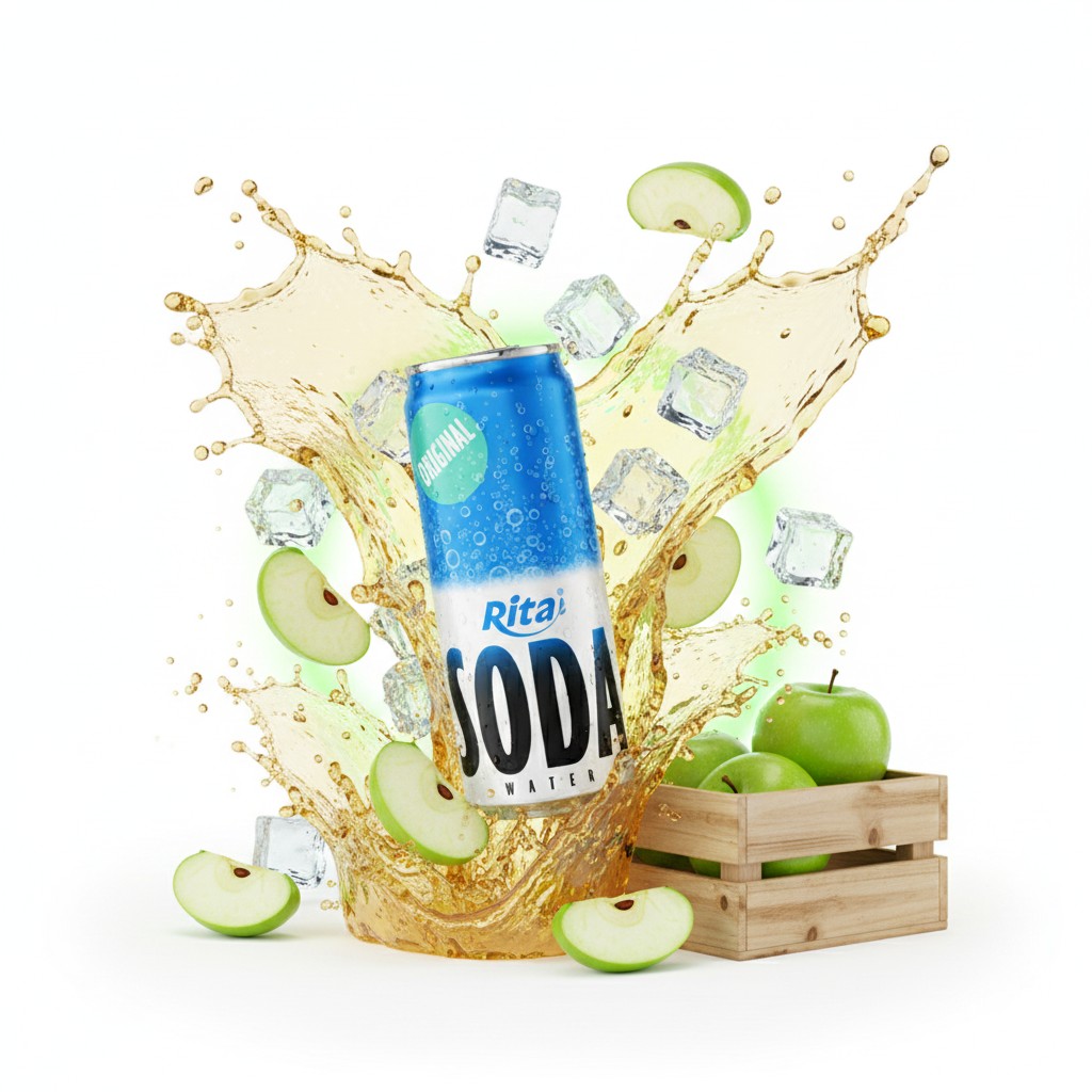 Sparkling Soda Water Drink 320ml Can