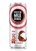 10,8 жидких унций (без молочных продуктов) протеиновый молочный коктейль со вкусом шоколада