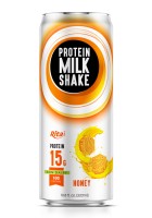 10,8 жидких унций (без молочных продуктов) протеинового молочного коктейля с медом