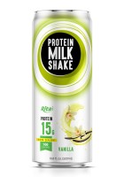 10,8 жидких унций (без молочных продуктов) протеиновый молочный коктейль со вкусом ванили
