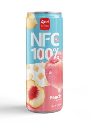 Rita NFC 100% Персиковый сок, банка 330 мл