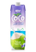 1Л БУМАЖНАЯ КОРОБКА РИТА КОКОСОВАЯ ВОДА С ЧЕРНИЧНЫМ СОКОМ