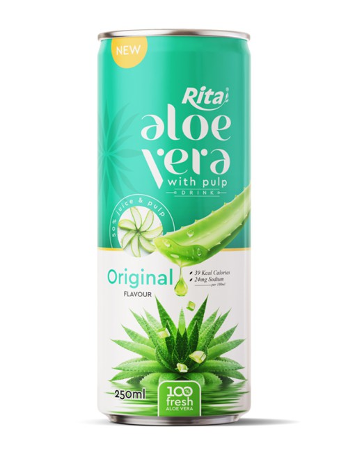 100 fresh aloe vera juice drink 250ml cans 1