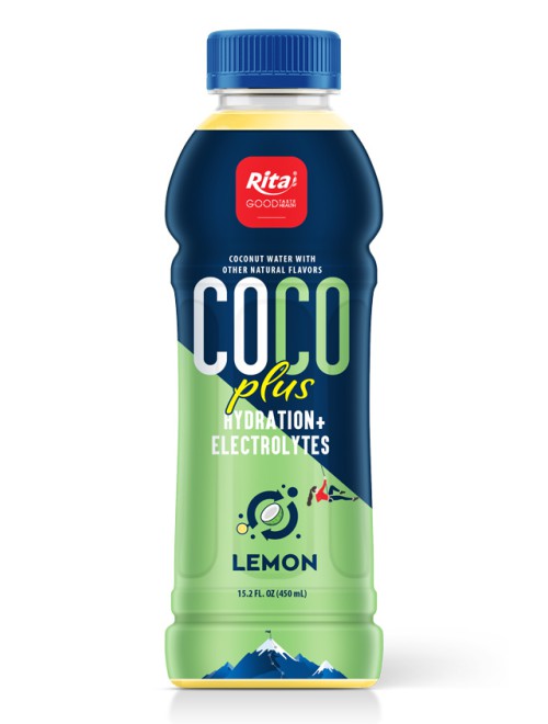 15.2 fl oz Pet Bottle lemon Coconut water  plus Hydration electrolytes