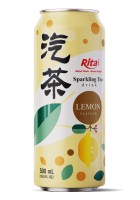 16,9 жидких унций банка газированный чайный напиток смесь лимонный вкус