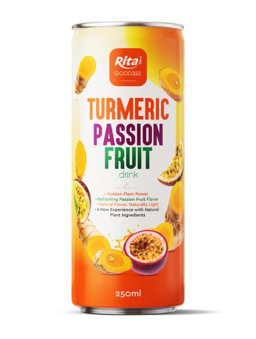 250ml-turmeric-passion-fruit-drink-slim-can-oem-beverage-846