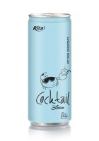 250мл алюминиевый контейнер коктейль сок