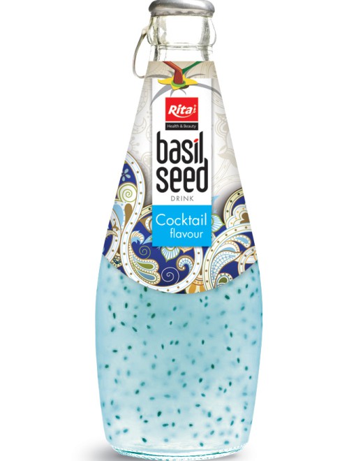 290ml basil seed drink with Cocktail