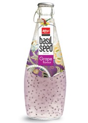 290ml basil seed drink with Grape