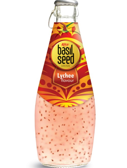 290ml basil seed drink with Lychen