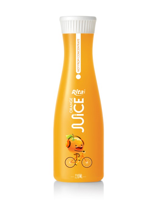 350ml Pet Bottle orange  juice drink 