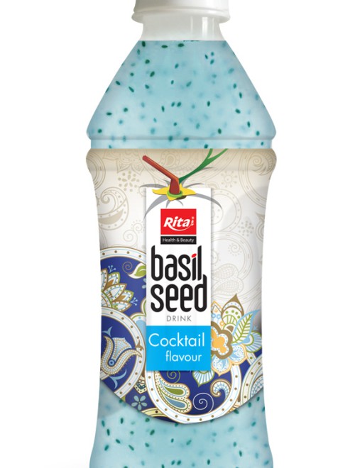 350ml basil seed drink with Cocktail