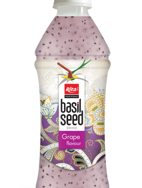 350ml basil seed drink with Grape