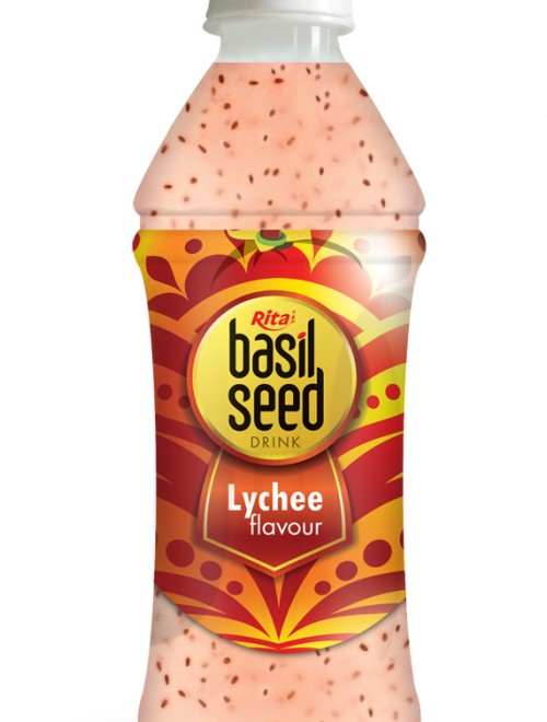 350ml basil seed drink with Lychee