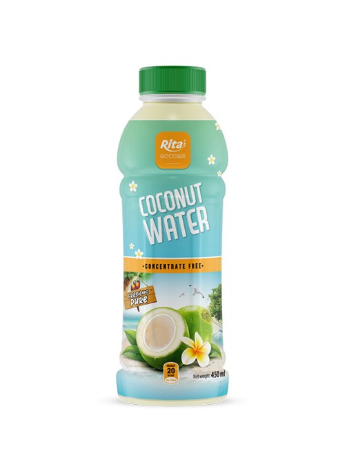 450ml Pet bottle Young Coconut water fresh compensate for dehydration