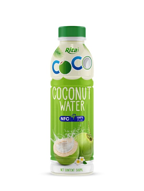 500ml Pet bottle pure coconut water energy drink NFC