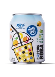 Самые продаваемые банки 8,4 жидких унций Popping Boba Bubble Tea со смешанными фруктами