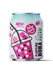 Лучший вкус 8,4 жидких унций банки Popping Boba Bubble Tea Mix малина