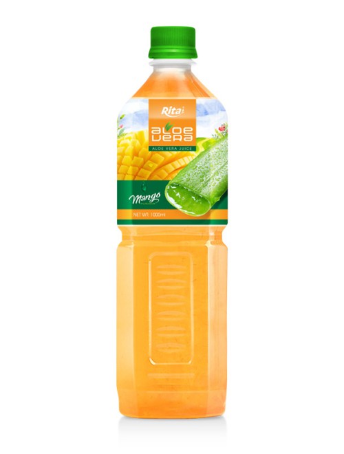 Aloe vera with mango flavor 1000ml Pet bottle