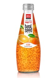 290 МЛ СТЕКЛЯННАЯ БУТЫЛКА СЕМЯН БАЗИЛИКА СО ВКУСОМ Апельсина