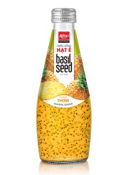 290 МЛ СТЕКЛЯННАЯ БУТЫЛКА СО ВКУСОМ АНАНАСОВЫХ СЕМЯН БАЗИЛИКА