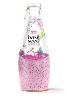 НАПИТОК БАЗИЛИЙСКИЙ С МАНГОСТИНОВЫМ СОКОМ СТЕКЛЯННАЯ БУТЫЛКА 290 МЛ