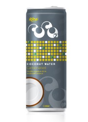 Carbonated coconut water 250ml slim can 