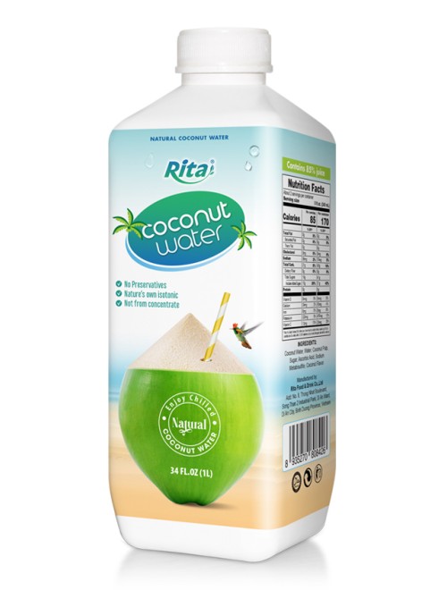 Coco water natural 1L PP