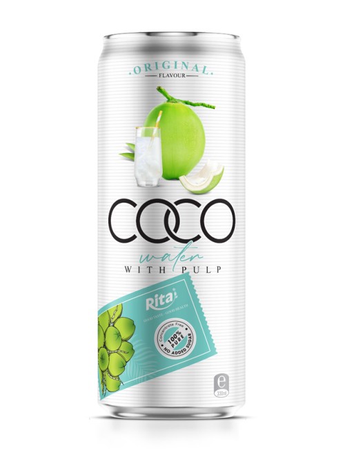 Coco water with pulp 330ml New 01
