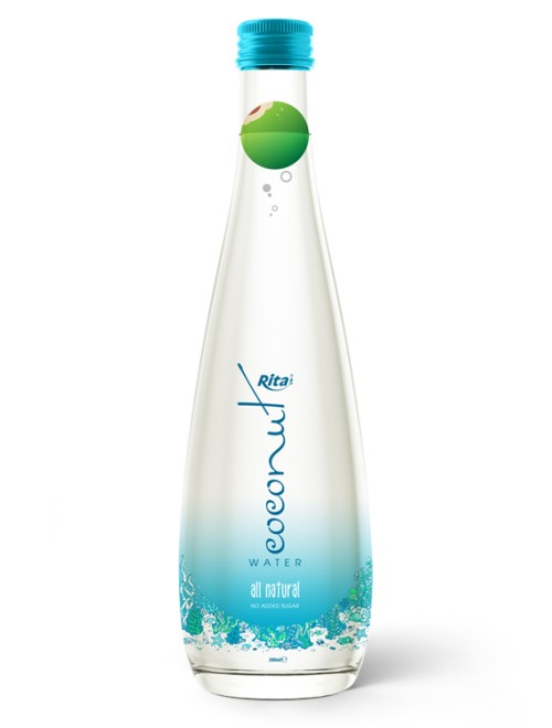 Coconut all natural glass bottle 300ml