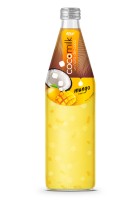 485 мл стеклянная бутылка кокосового молока с соком манго ната де кокос