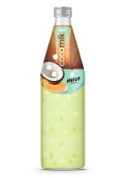 485 мл стеклянная бутылка кокосового молока с соком дыни ната де кокос