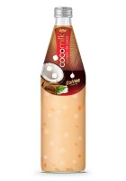 485 мл стеклянная бутылка кокосового молока с ната-де-коко