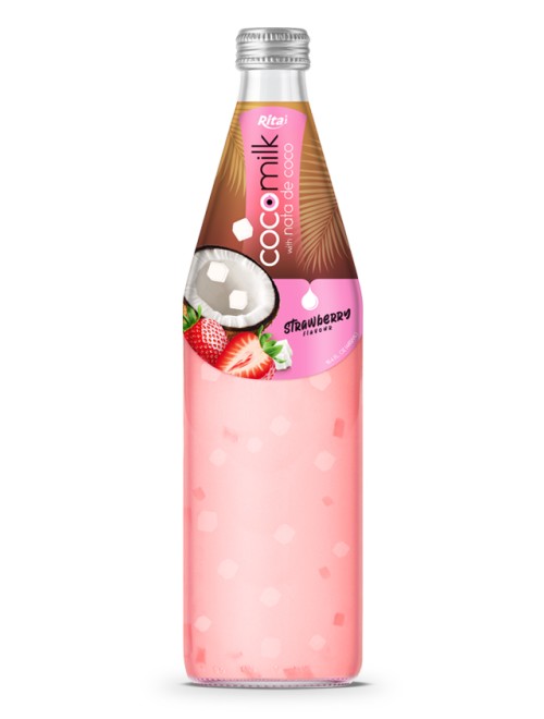 Coconut milk strawberry