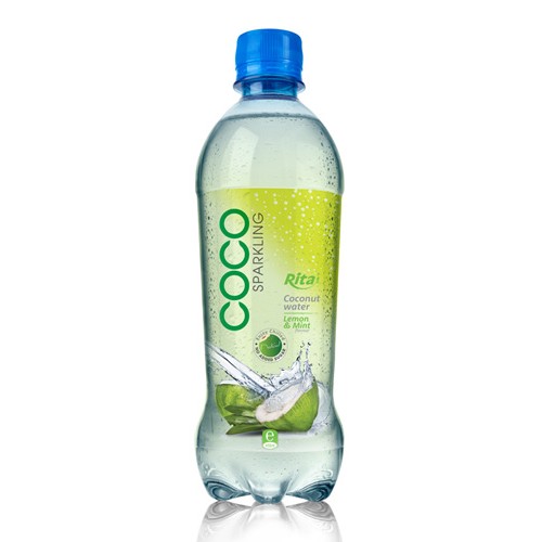 Coconut sparkling with lemon and mint 450ml pet bottle