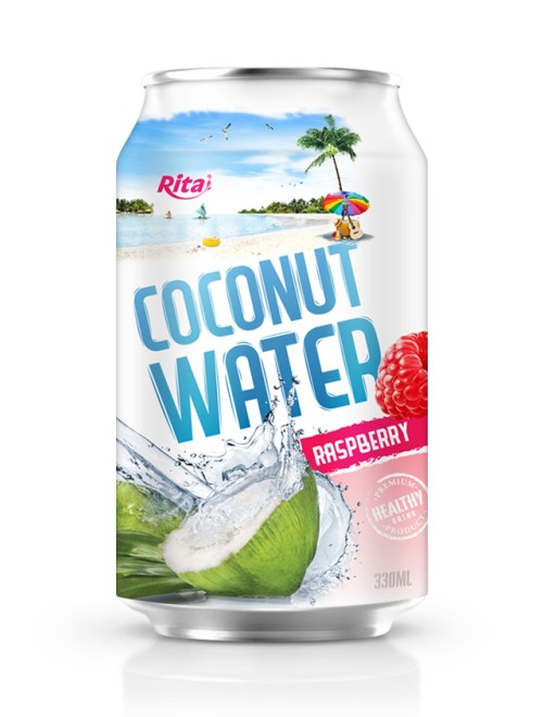 Coconut water raspberry