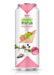 RITA MANUFACTURER КОКОСОВАЯ ВОДА С КЛУБНИЧНЫМ СОКОМ В БАНКЕ 500 МЛ