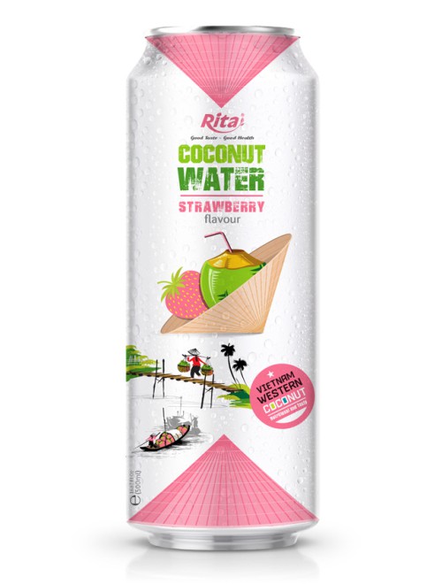 Coconut water strawberry